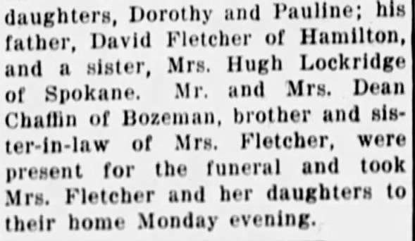Clipping from Ravalli Republic